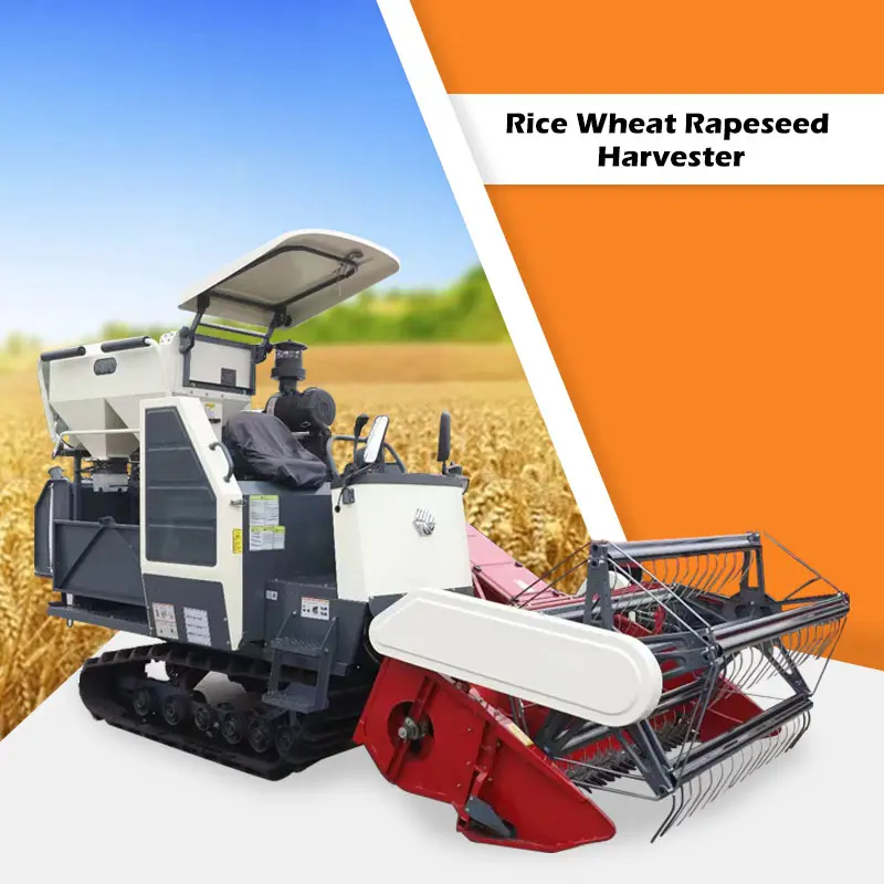 Rice Wheat Rapeseed Harvester Near Me For Sale