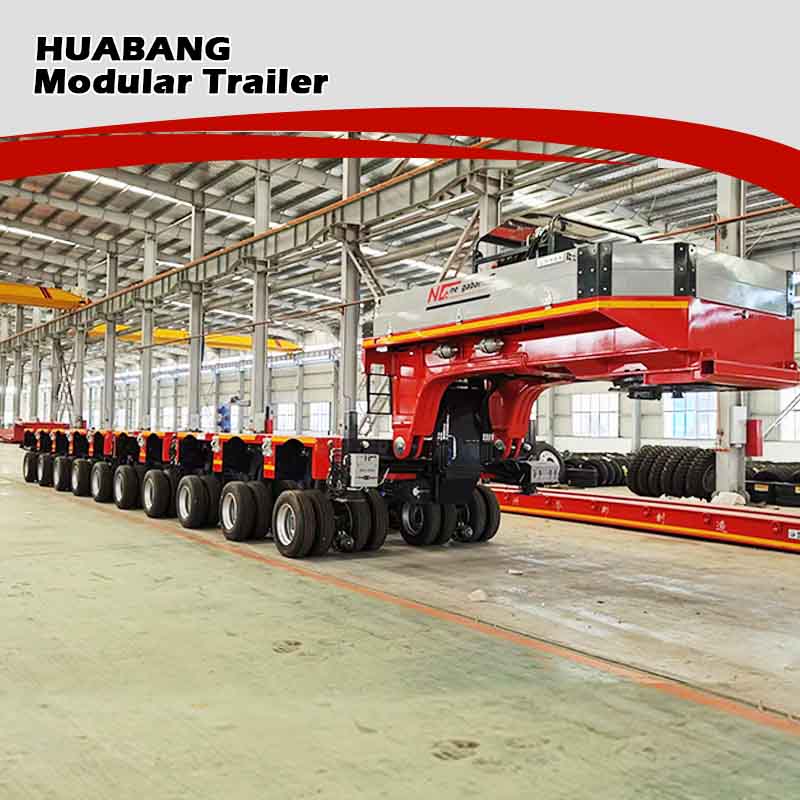 Heavy Transporter Multi Axle Modular Trailer Hydraulic Trailer For Sale